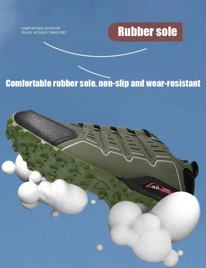 Men Waterproof Hiking Shoes Non-Slip Hunting Boots Outdoor Tactical Training Sports Shoes Men Walking Hiking Travel Shoes