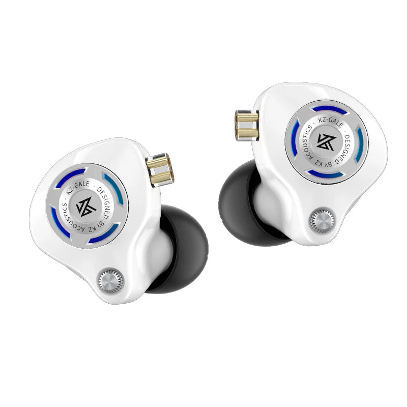 Pre-order KZ Gale In-Ear Super-Linear Driver Hifi IEM Earphone for Game with Detachable Silver-Plated Recessed 2-Pin Cable