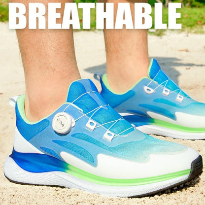 PGM Men Golf Shoes Ultra Soft Sole Knob Shoelaces Breathable Anti Slip Outdoor Sports Sneakers XZ412