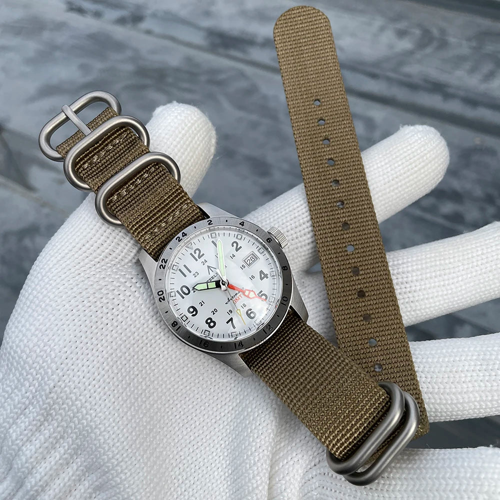 STEELFLIER Official SF792 GMT Mechanical Wristwatch NH34 Movement Super BGW9 C3 Luminous 200M Waterproof Men's Luxury Dive Watch