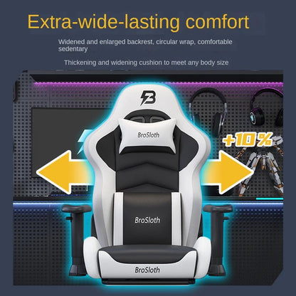S8 Gaming Chair with 3D Armrests, Adjustable Backrest, Computer Office Chair, Nylon Feet, Gaming Streamer Chair