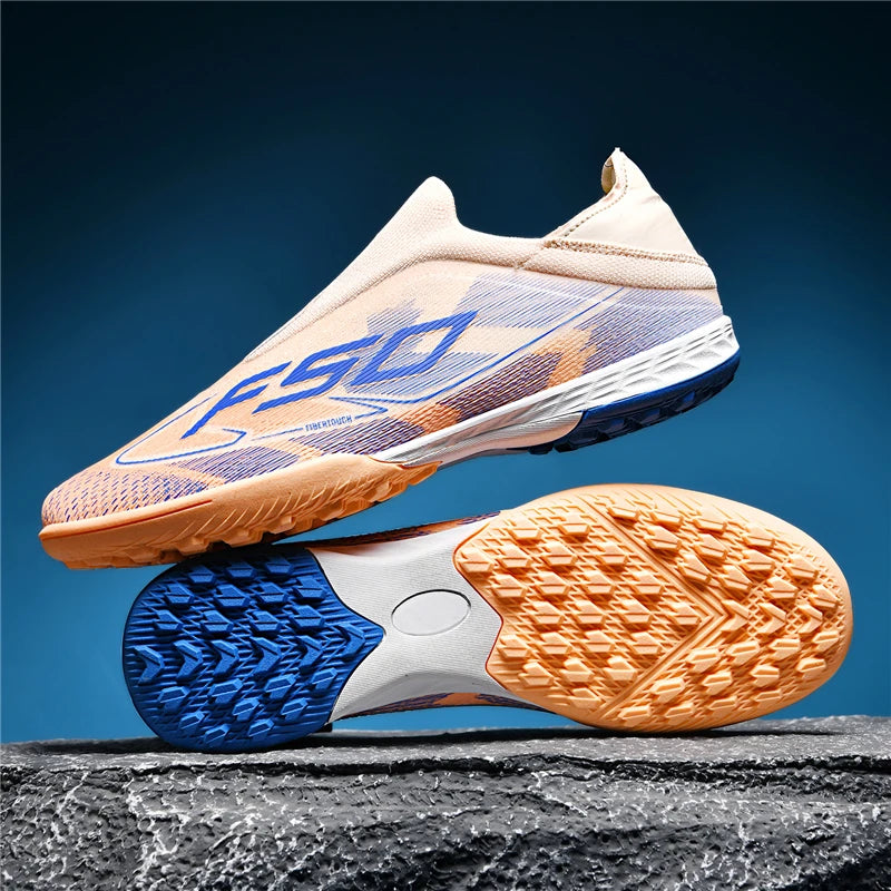 New Men's Football Boots Ultralight Sport Indoor Cleats Soccer Shoes Grass Adult Non-Slip Non Slip Fg Turf Futsal Comfortable