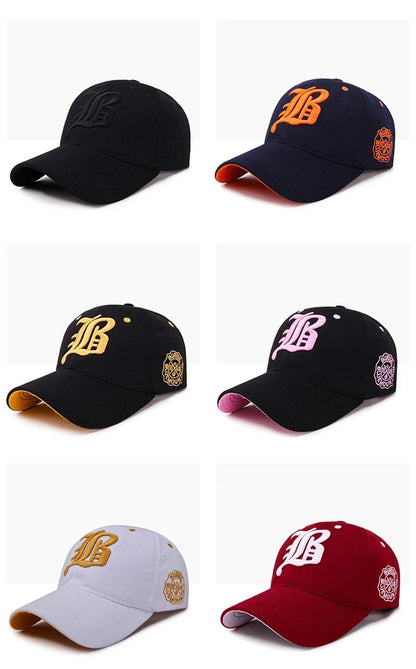 Homem Mulher Boné de basebol Boné de verão em algodão Bordado Boné snapback Boné de hip-hop Boné desportivo para adultos Boné casual de sol Gorra para homem Viseira Boné «Dad Hat»