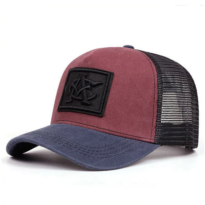 2025 New Simple Fashion Breathable Mesh Hat CA Embroidered Hip Hop Hat Outdoor Daily Leisure Decoration Hat Unisex Baseball Hat