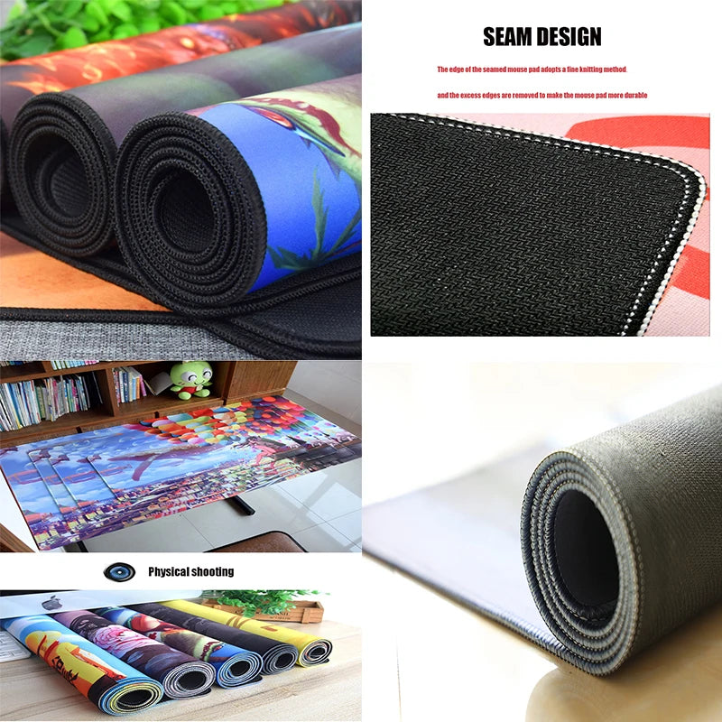 XXL Gaming Accessories Gamer Keyboard Desk Mat Non-Slip World of Warcraft Lich King Laptop Notebook Mousepad 900X400 Mouse Mats