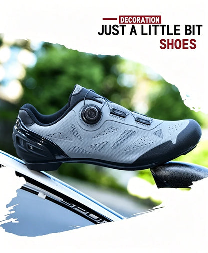 2026 New Men's Non - Slip Breathable Lock - Type Mountain Bike Cycling Shoes Durable Adjustable Outdoor Sports Footwear