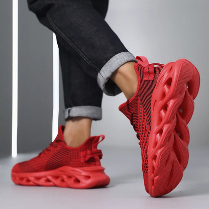 Sneakers da uomo comode e traspiranti in mesh, scarpe da tennis outdoor sportive per running, palestra e jogging, leggere e basse, scarpe da camminata da uomo