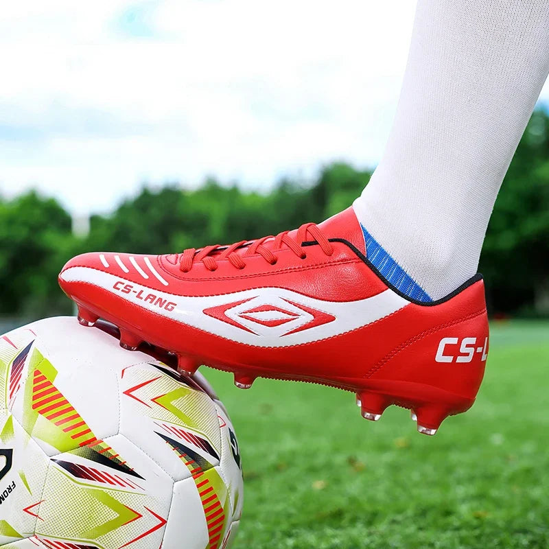 New Men Football Boots Grass Cleats Soccer Shoes Match Adult Indoor Ultralight Non-Slip Boys Futsal Sport Turf Comfortable