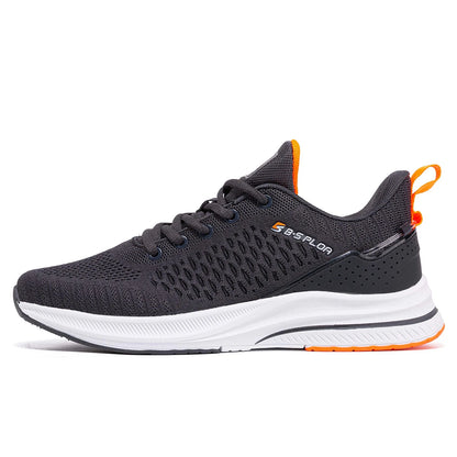 Baasploa Lightweight Running Shoes For Men Comfort Men's Designer Mesh Casual Sneakers Lace-Up Male Outdoor Sports Tennis Shoes