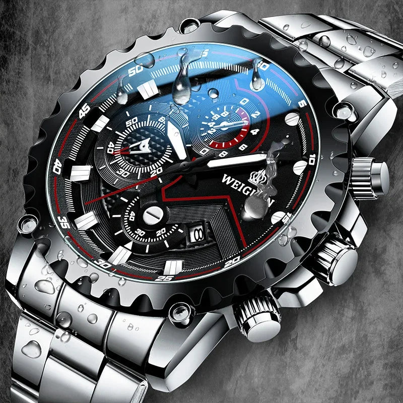 Montre Black Samurai pour homme, étanche, luminescente, personnalisée, tendance, professionnelle, de luxe, à porter au quotidien