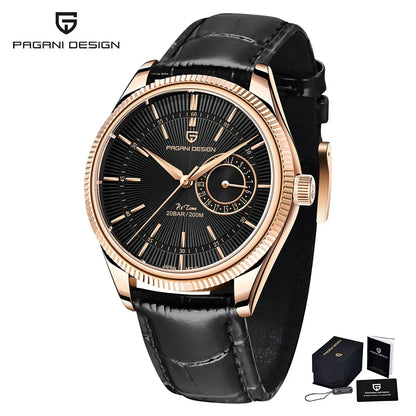 PAGANI DESIGN 2025 New Men Quartz Watch VH65 40mm Stainless Steel Sapphire Glass Luxury Business Waterproof 200m Reloj Hombre