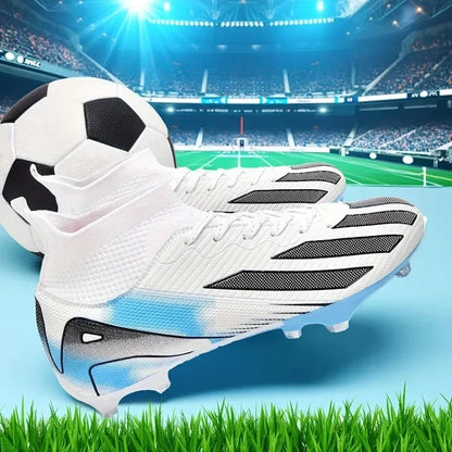 Men's New TF Football Boots Sneakers Society Turf Grass Ultralight Male Soccer Shoes Comfortable Ankle Football Shoes Futsal Fast
