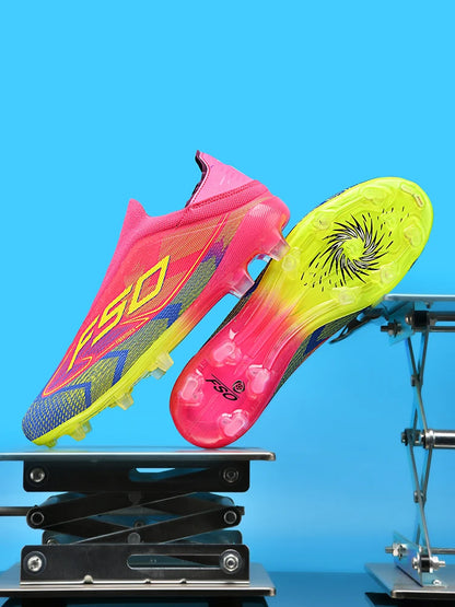 Botas de fútbol para hombre New Society para césped, tenis deportivos para adulto, transpirables y ultraligeras, zapatillas de fútbol para exteriores