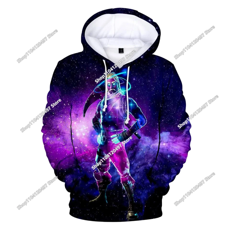 Fortnite Casual Pullover Hooded Sweatshirt Clothes Girls From 2 To 14 Years Children's Clothing Battle Royale Pullover Hoodies