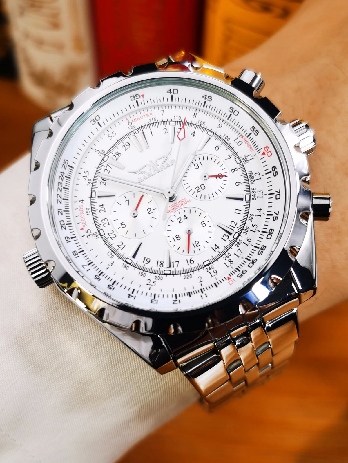 JARAGAR 212 Orologio meccanico automatico da uomo, modello business di lusso con calendario settimanale, orologio da uomo, regalo premium, Reloj Hombre
