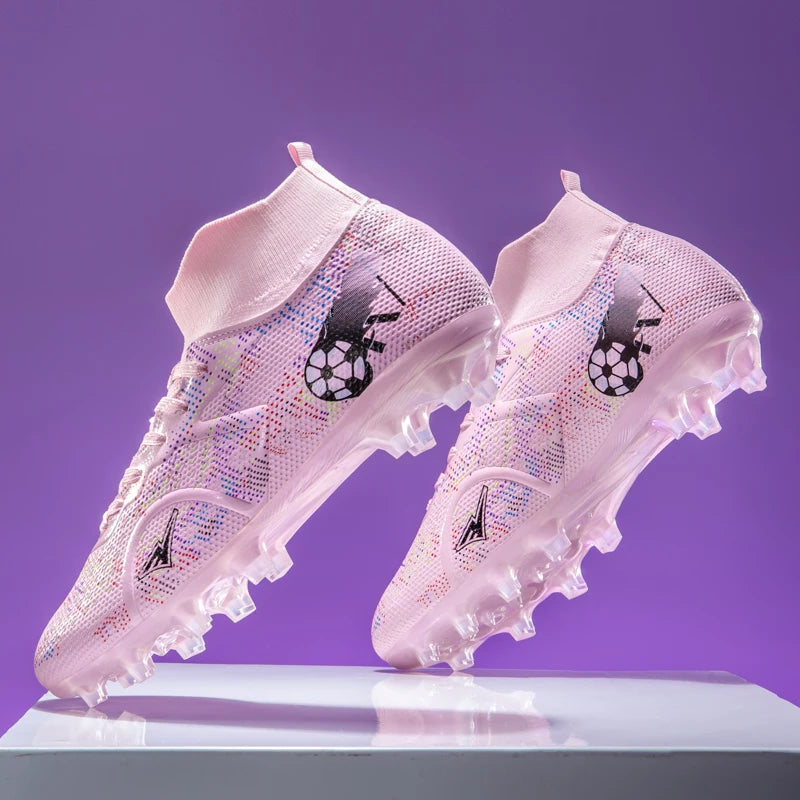 Men Soccer Shoes Breathable Football Boots Futsal Ultralight Professional Training Sneakers Unisex Grass Cleats Match Sport