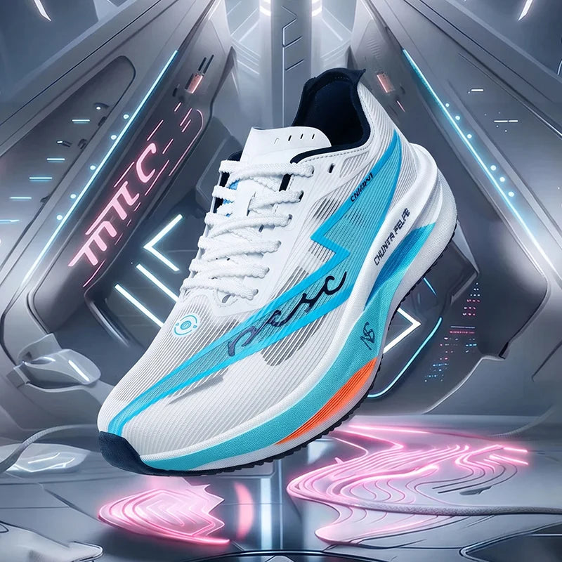 Men's Sports Shoes Carbon Plate Running Shoes Male Marathon Sneakers Racing Shock-absorbing Athletics Training Shoes for Women