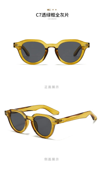 2025 Europe Designer Fashion Sunglasses Men Women Rives Sunset Casual Travel Sun Shades UV400 Suitable Oval Glasses