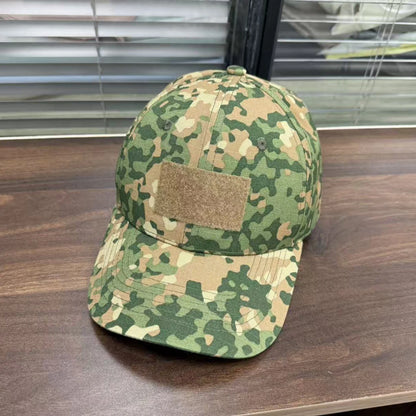 M19 NFP - Cappellino da baseball multicolore con motivo mimetico Flecktran dei Paesi Bassi, da uomo, per attività all'aperto, verde