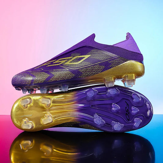 New Men Football Boots Non-Slip Boys Soccer Shoes Grass Cleats High-quality Match Sneakers Hot-selling Outdoor High-top Light