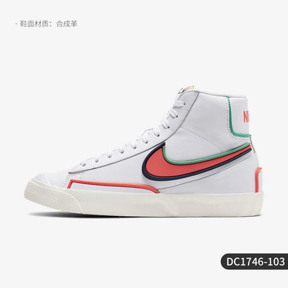 Nike genuine BLAZER Trail Blazer women's classic high-top sports and leisure board shoes DC1746-103