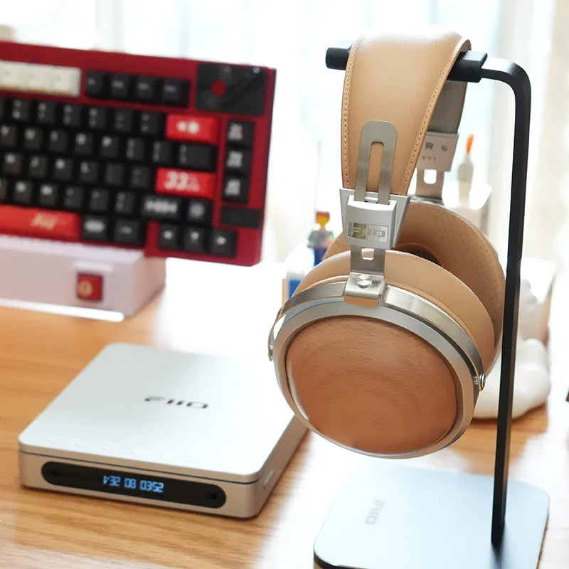 FiiO FT1 Headphones Professional Monitor North American Walnut HIFI Music Wired Headset Shanling