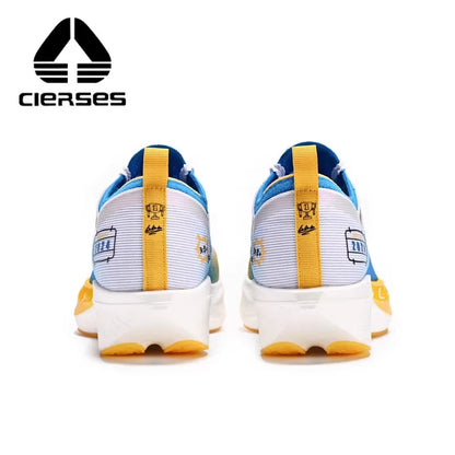 CIERSES Carbon Fiber Plate Marathon Running Racing Shoes Men Professional Stable Support Shock-Relief Rebound Training Shoes