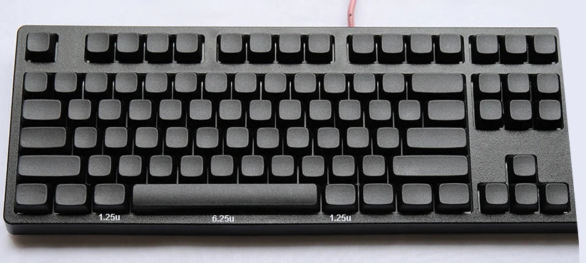 NPKC Blank XDA Keycaps Planck Preonic 61 75 87 108 Keyset Thick PBT Material for Cherry MX Mechanical Keyboard