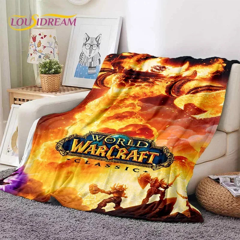 WOW, World of Warcraft Demon Hunter, Lich King igraće 3D mekane deke, prekrivač za piknik, krevete, sofu, dom, spavaću sobu, dječje poklone