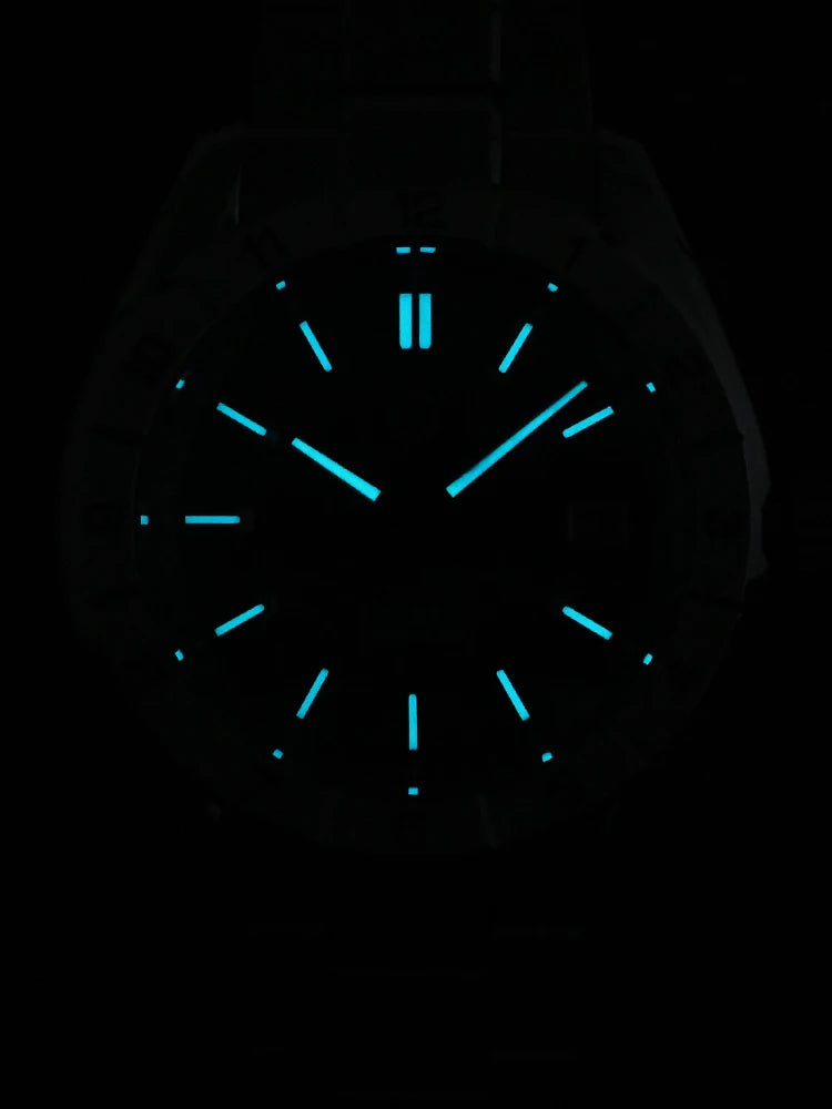 San Martin New 42mm Peacock Gemstone Dial NH35 Luxury Men Watch Automatic Mechanical Sapphire 100M Waterproof Luminous SN0130