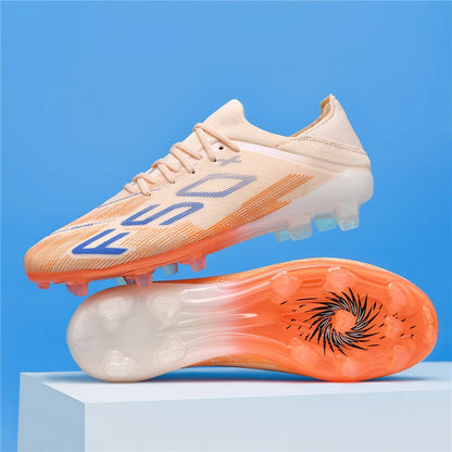 New Men Football Boots Match Grass Cleats High-quality Soccer Shoes Futsal Sneakers Non-Slip Indoor Hot-selling High-top Outdoor