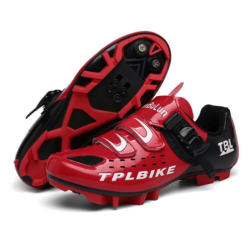 New Men's and Women's Bicycle Shoes,Outdoor Cycling Shoes,Three Functional Soles,Professional Training Shoes
