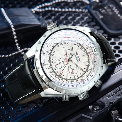 JARAGAR 212 Orologio meccanico automatico da uomo, modello business di lusso con calendario settimanale, orologio da uomo, regalo premium, Reloj Hombre