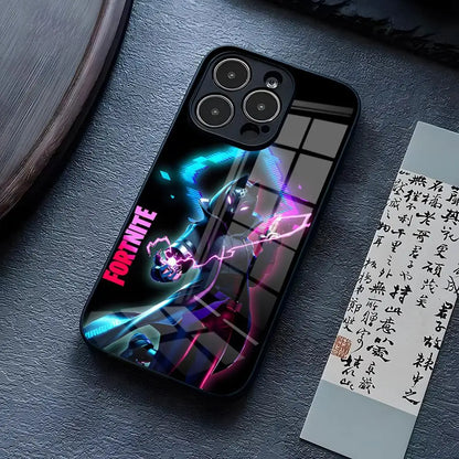 B-Battle-R-Royales-F-FortniteS Handyhülle für iPhone 17 Pro Max 15 Pro 14 12 11 13 Mini X XR XS 16 Plus SE Glas-Cover