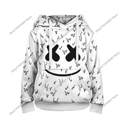 Nowe bluzy Fortnite 2025 z kapturem, nadruk 3D, bluza męska Harajuku z długim rękawem, krój oversize, unisex, odzież cosplayowa