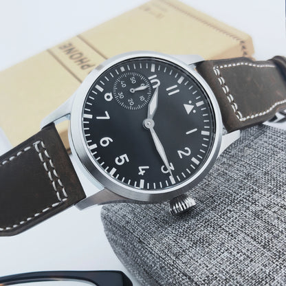 Corgeut Luxusuhr mit Saphirglas, 42 Mm Zifferblatt, ST3600- oder ST3601-Handaufzugswerk, 316L-Stahlgehäuse, Herrenuhr, 30 M wasserdicht