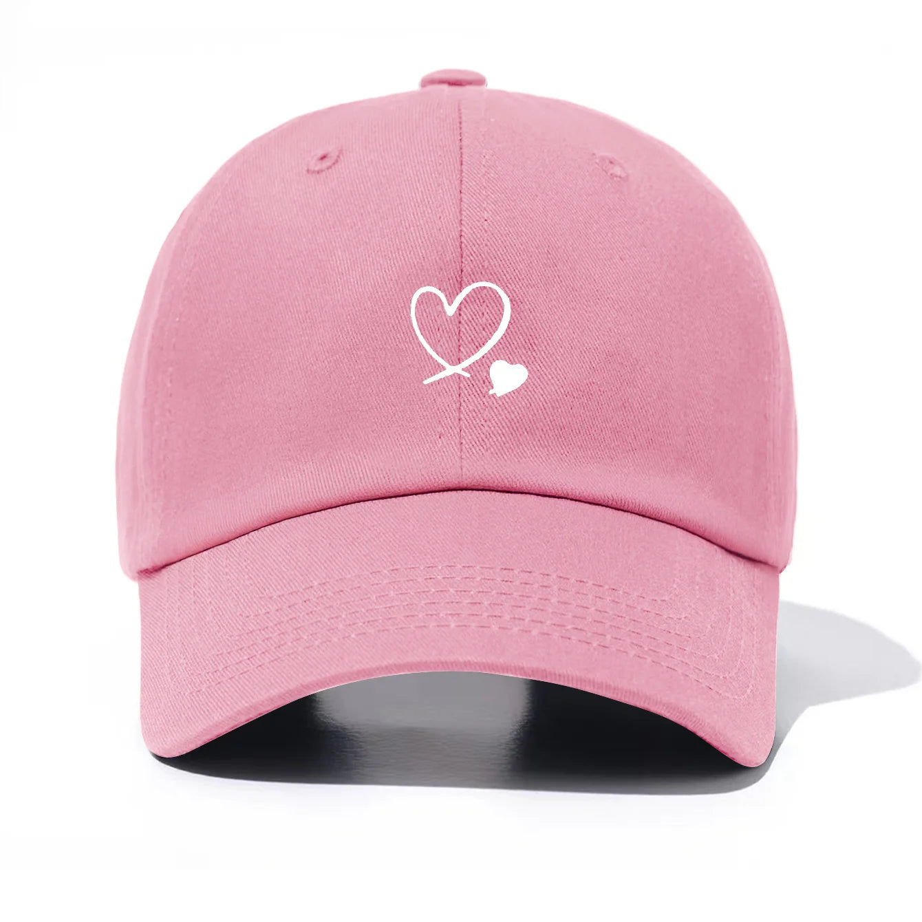 1 Piece Hearts Print Baseball Cap For Men & Women, Classic Casual Stylish, Perfect Gift For Families And Friends