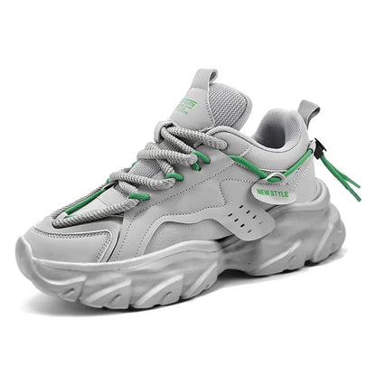 Men's Shoe Breathable Thick Soled Casual Sneakers Outdoor Running Four Seasons New Tennis Men Soft Soles Comfort Male Sneakers