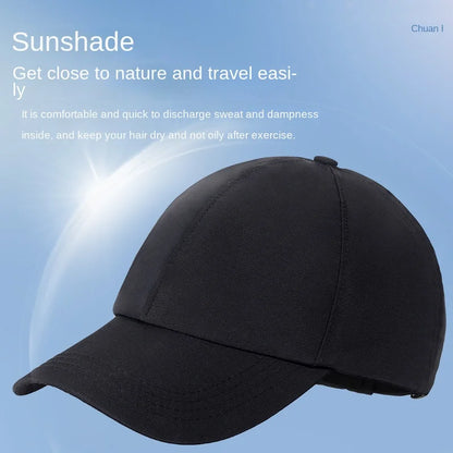 Boné de golfe e basebol impermeável para homem; bonés ao ar livre à prova de vento e respiráveis com proteção UPF50+ para mulher; chapéu desportivo ajustável para chuva