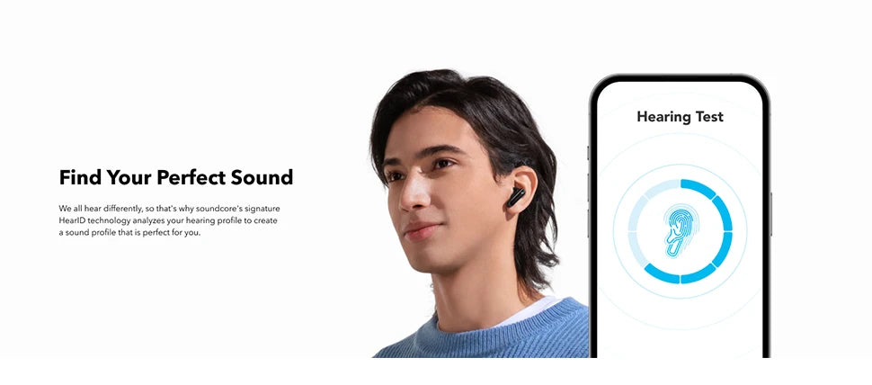 (EU stock) Soundcore P40i by Anker, Wireless Earbuds with ANC, BassUp Technology, 60h Playtime, 2-in-1 Charging Case, IPX5, Bluetooth