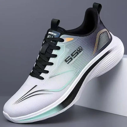 Chaussures en maille respirante pour hommes, baskets légères et décontractées, antidérapantes, semelle souple, chaussures de course pour printemps et été