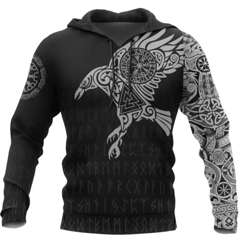 2023 neuer Herbst-Hoodie für Herren mit Wolf-Print, 3D-Sweatshirt, urban, trendig, vielseitig kombinierbar, Oversized-Oberteil, Kapuzenpullover, Herrenbekleidung