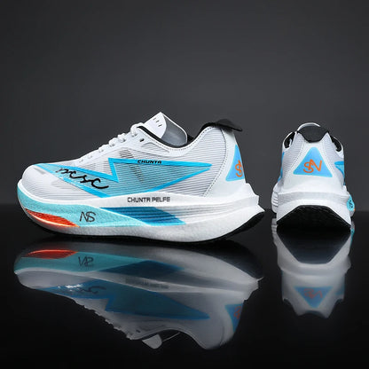 Men's Sports Shoes Carbon Plate Running Shoes Male Marathon Sneakers Racing Shock-absorbing Athletics Training Shoes for Women