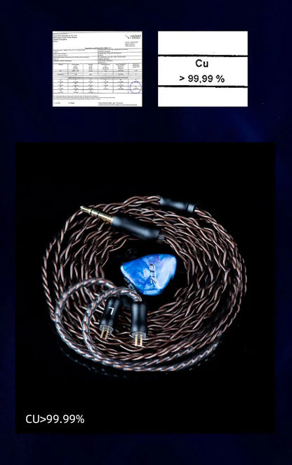 EPZ Q1 Pro Yunshuilan Earphones Wired HIFI Bass Earbuds IEM In Ear Gaming Headphones MIC Type C 0.78 2 Pin Detachable Cable