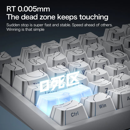 ATTACK SHARK R82 HE Wired 75% Magnetic Keyboard RGB 8000Hz Rapid Trigger 0.005mm Actuation Gaming Keyboard