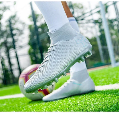 Chaussures de football pour hommes, modèle original, résistantes, pour terrain gazonné, crampons, antidérapantes, de haute qualité, confortables, chaussures de football pour activités de plein air.