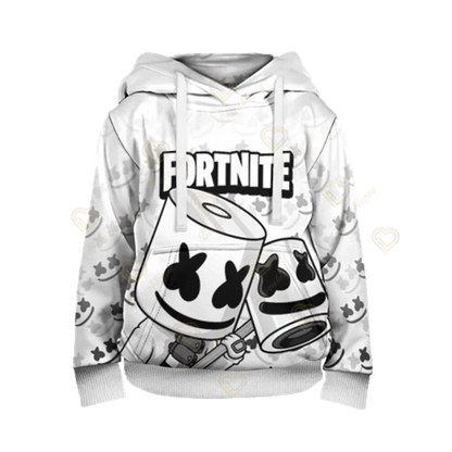 Fortnite Boys Cool Heroes Cosplay Hoodie Cartoon Sweatshirt Kid Clothes Spring Autumn Baby Coat Children Hooded Jacket
