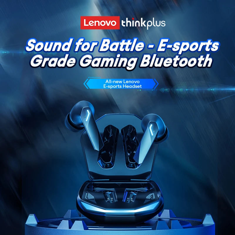 5PCS Original Lenovo GM2 Pro TWS Wireless Headphones Bluetooth 5.3 Earphones Touch Control HD Earbuds Sports Headphone with Mic
