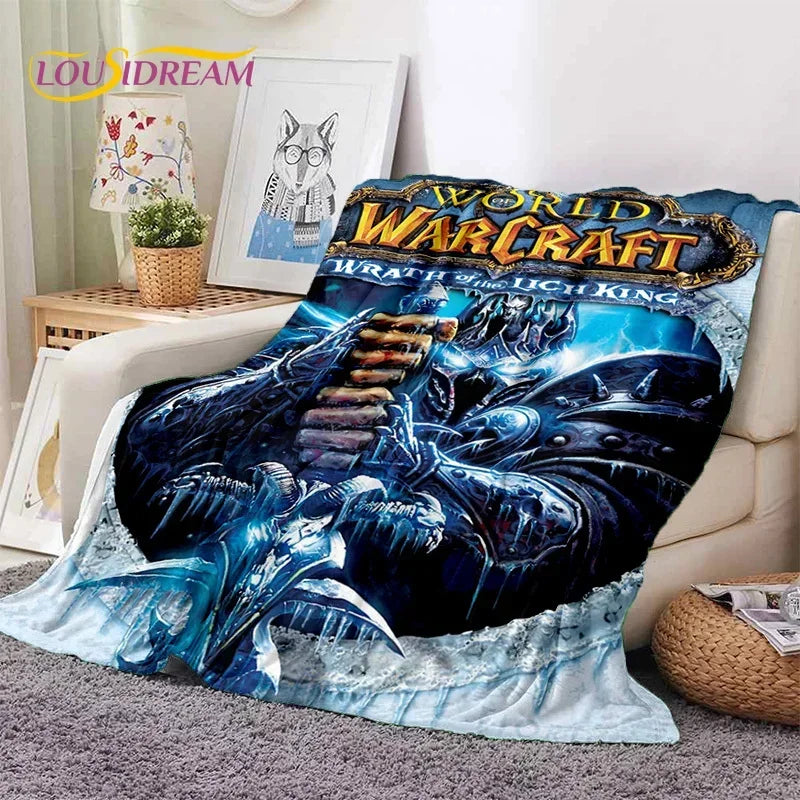 WOW, World of Warcraft Demon Hunter, Lich King igraće 3D mekane deke, prekrivač za piknik, krevete, sofu, dom, spavaću sobu, dječje poklone