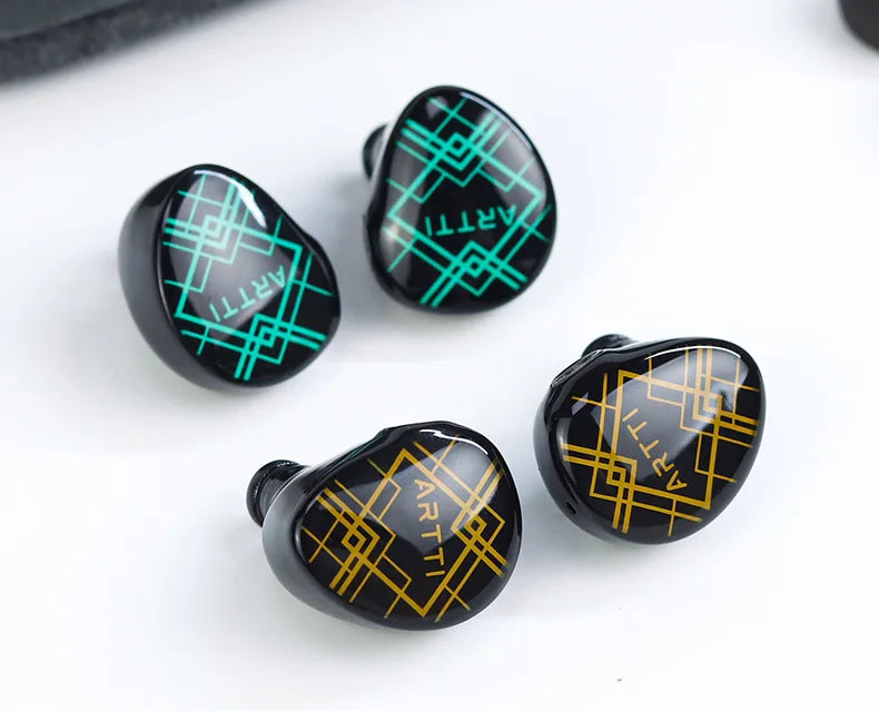 ARTTI T10&R1&R2 In-Ear HiFi Earphones Wired IEMs Monitors 14.2mm Planar Driver Textured Bass 0.78mm 2pin & 3.5MM/4.4MM Connector